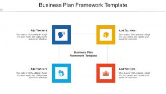 Business Plan Framework Template Ppt Powerpoint Presentation Styles Gallery Cpb