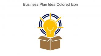 Business Plan Idea Colored Icon In Powerpoint Pptx Png And Editable Eps Format