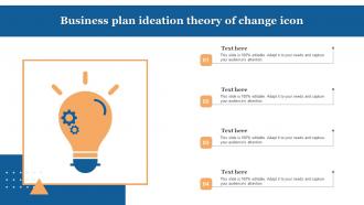 Business Plan Ideation Theory Of Change Icon