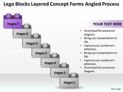 Business plan layered concept forms angled process powerpoint templates ppt backgrounds slides 7 stages 0530