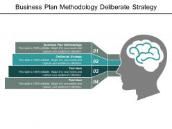 Business plan methodology deliberate strategy communication survey ab testing cpb