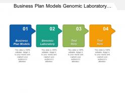 Business plan models genomic laboratory application system service cpb