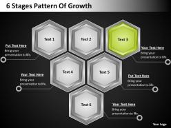 Business plan outline 6 stages pattern of growth powerpoint templates ppt backgrounds for slides