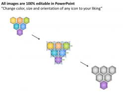 14403937 style cluster hexagonal 6 piece powerpoint presentation diagram infographic slide