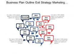 Business plan outline exit strategy marketing strategy techniques cpb