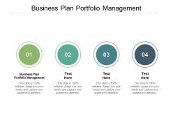 Business plan portfolio management ppt powerpoint presentation pictures graphics design cpb