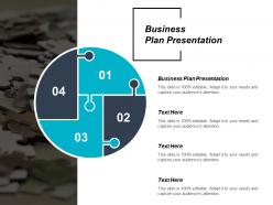 42973640 style puzzles circular 4 piece powerpoint presentation diagram infographic slide