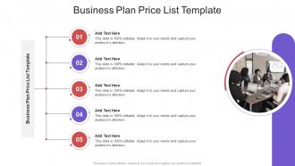 Business Plan Price List Template In Powerpoint And Google Slides Cpb