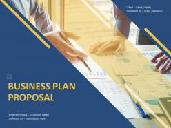 Business Plan Proposal Powerpoint Presentation Slides