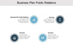Business plan public relations ppt powerpoint presentation outline model cpb