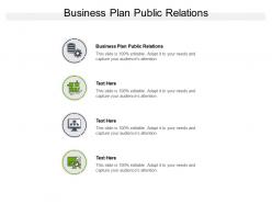 Business plan public relations ppt powerpoint presentation professional slide portrait cpb