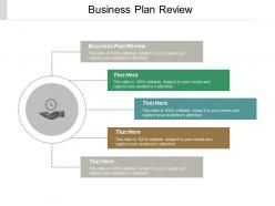 Business plan review ppt powerpoint presentation file designs cpb