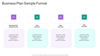 Business Plan Sample Format In Powerpoint And Google Slides Cpb