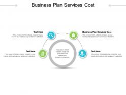 Business plan services cost ppt powerpoint presentation show examples cpb
