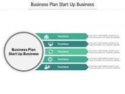 Business plan start up business ppt powerpoint presentation model picture cpb