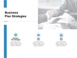 Business plan strategies ppt powerpoint presentation professional deck cpb