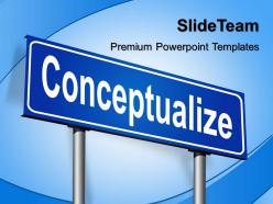 Business plan strategy powerpoint templates conceptualize success ppt presentation