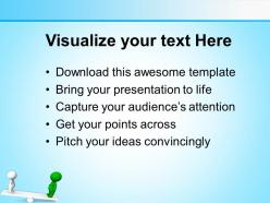 Business plan strategy powerpoint templates people on seesaw ppt layouts