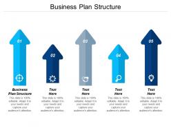 Business plan structure ppt powerpoint presentation file influencers cpb