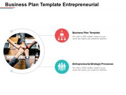 Business plan template entrepreneurial strategic processes top practices cpb