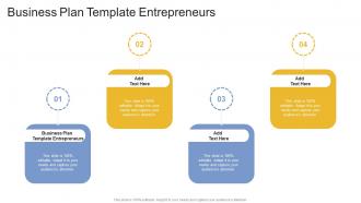 Business Plan Template Entrepreneurs In Powerpoint And Google Slides Cpb