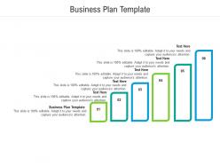 Business plan template ppt powerpoint presentation visual aids professional cpb