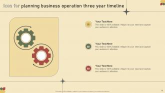 Business Plan Three Year Planning Timeline Powerpoint Ppt Template Bundles Ideas Graphical