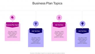 Business Plan Topics In Powerpoint And Google Slides Cpb