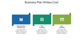 Business plan writers cost ppt powerpoint presentation gallery design templates cpb