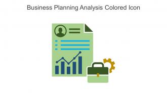 Business Planning Analysis Colored Icon In Powerpoint Pptx Png And Editable Eps Format