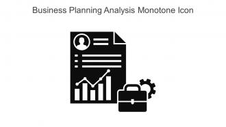 Business Planning Analysis Monotone Icon In Powerpoint Pptx Png And Editable Eps Format