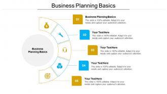 Business planning basics ppt powerpoint presentation outline outfit cpb