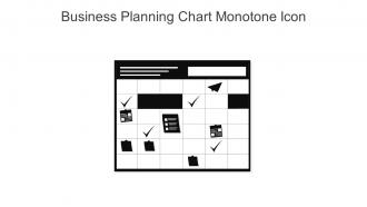 Business Planning Chart Monotone Icon In Powerpoint Pptx Png And Editable Eps Format