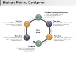 Business planning development ppt powerpoint presentation infographic template icon cpb