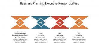 Business planning executive responsibilities ppt powerpoint presentation summary layout cpb