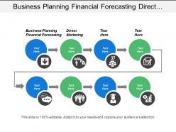 Business planning financial forecasting direct marketing strategic marketing