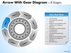 30931350 style variety 1 gears 8 piece powerpoint presentation diagram infographic slide