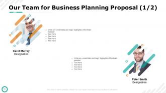 Business planning proposal powerpoint presentation slides