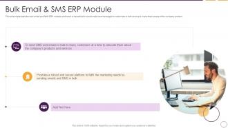 Business Planning Software Bulk Email And Sms ERP Module