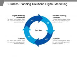 Business planning solutions digital marketing capabilities engagement management plan cpb