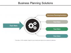 Business planning solutions ppt powerpoint presentation ideas cpb