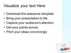 Business planning strategy powerpoint templates team success ppt slides