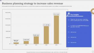 Business Planning Strategy To Increase Sales Revenue