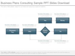 Business plans consulting sample ppt slides download