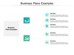 Business plans examples ppt powerpoint presentation layouts aids cpb