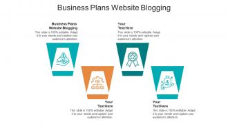 Business plans website blogging ppt powerpoint presentation icon graphics tutorials cpb