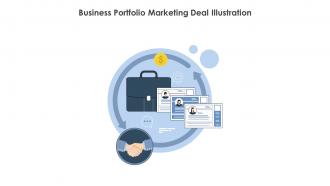 Business Portfolio Marketing Deal Illustration