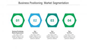 Business positioning market segmentation ppt powerpoint presentation summary example introduction cpb