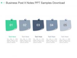 Business Post It Notes Ppt Samples Download