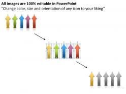 Business power point correspondent arrows describing diagram to plan powerpoint templates